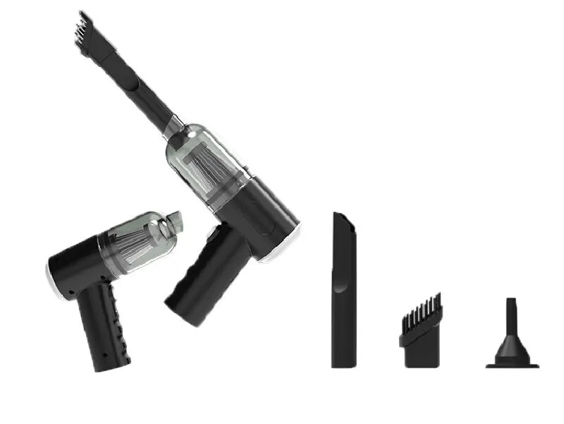 Aspirador de Pó Automotivo Portátil Sem Fio – Alta Potência 2 em 1 (Sucção e Sopro)