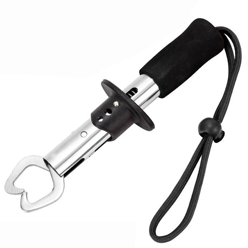 Kit Pesca Alicate Corta Linha + Pegador de Peixe com Trava