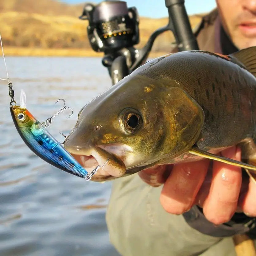 Kit de Iscas Artificiais para Pesca – 320 Peças Sortidas com Estojo Organizador